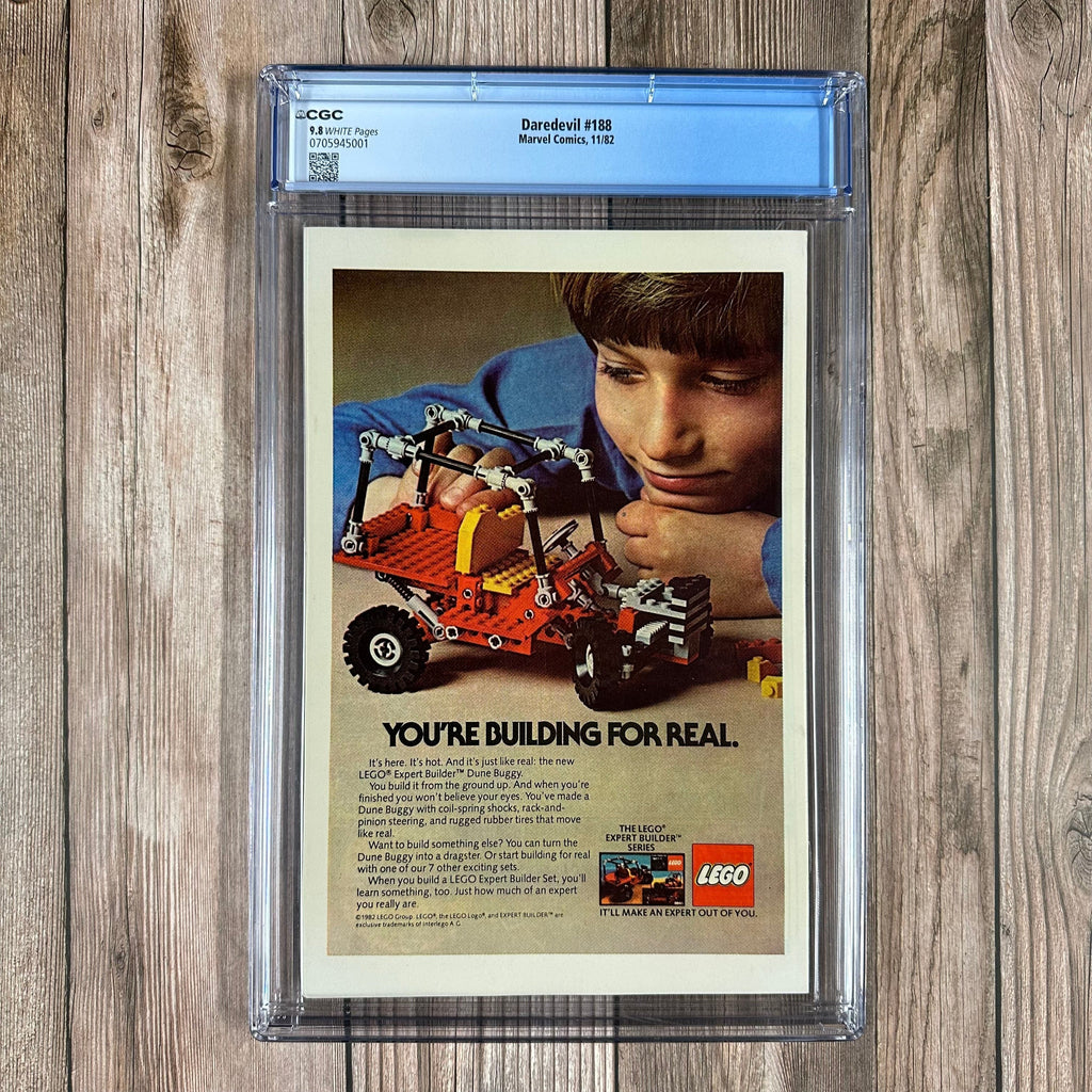 Bry's Comics *B0X1 Daredevil #188 CGC 9.8 WP ICONIC cover art by Frank Miller