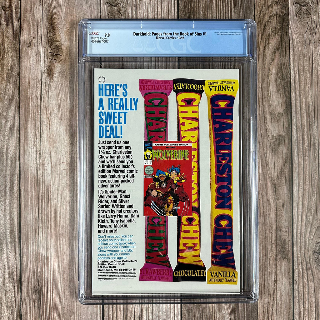 Bry's Comics *B0X1 Darkhold #1 CGC 9.8 WP 1st full team appearance of the Darkhold Redeemers, Rise of the Midnight Sons part 4 of 6