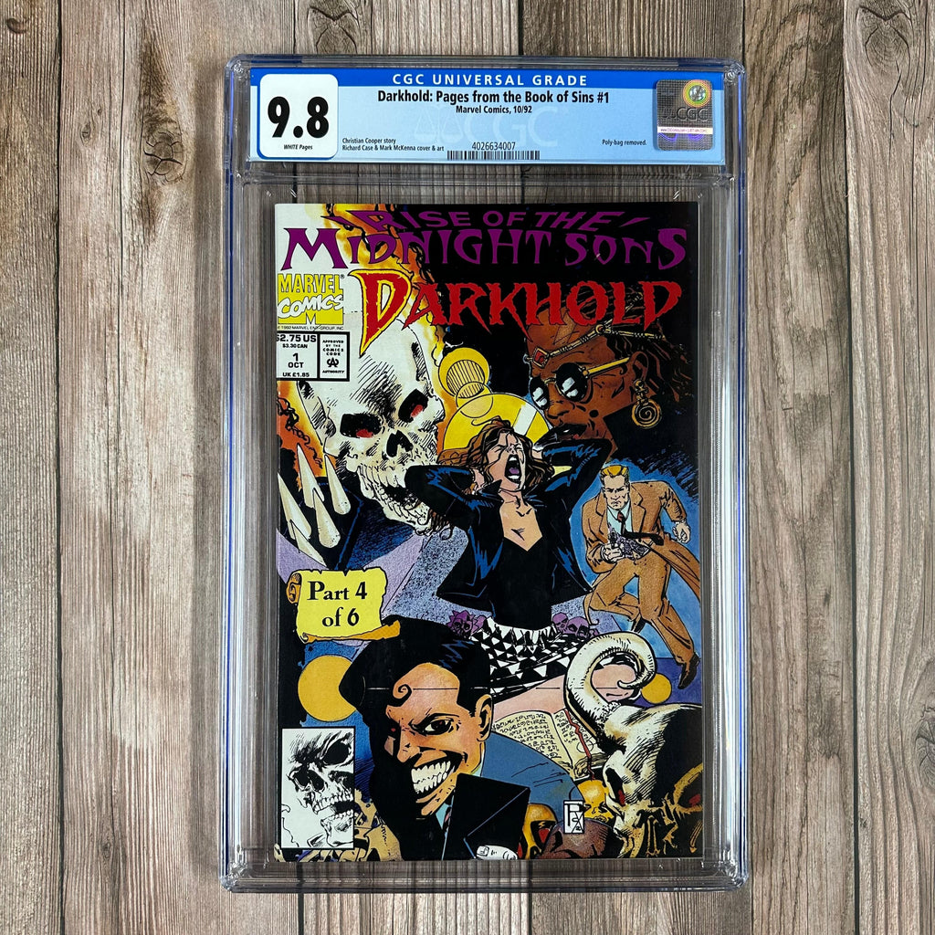 Bry's Comics *B0X1 Darkhold #1 CGC 9.8 WP 1st full team appearance of the Darkhold Redeemers, Rise of the Midnight Sons part 4 of 6