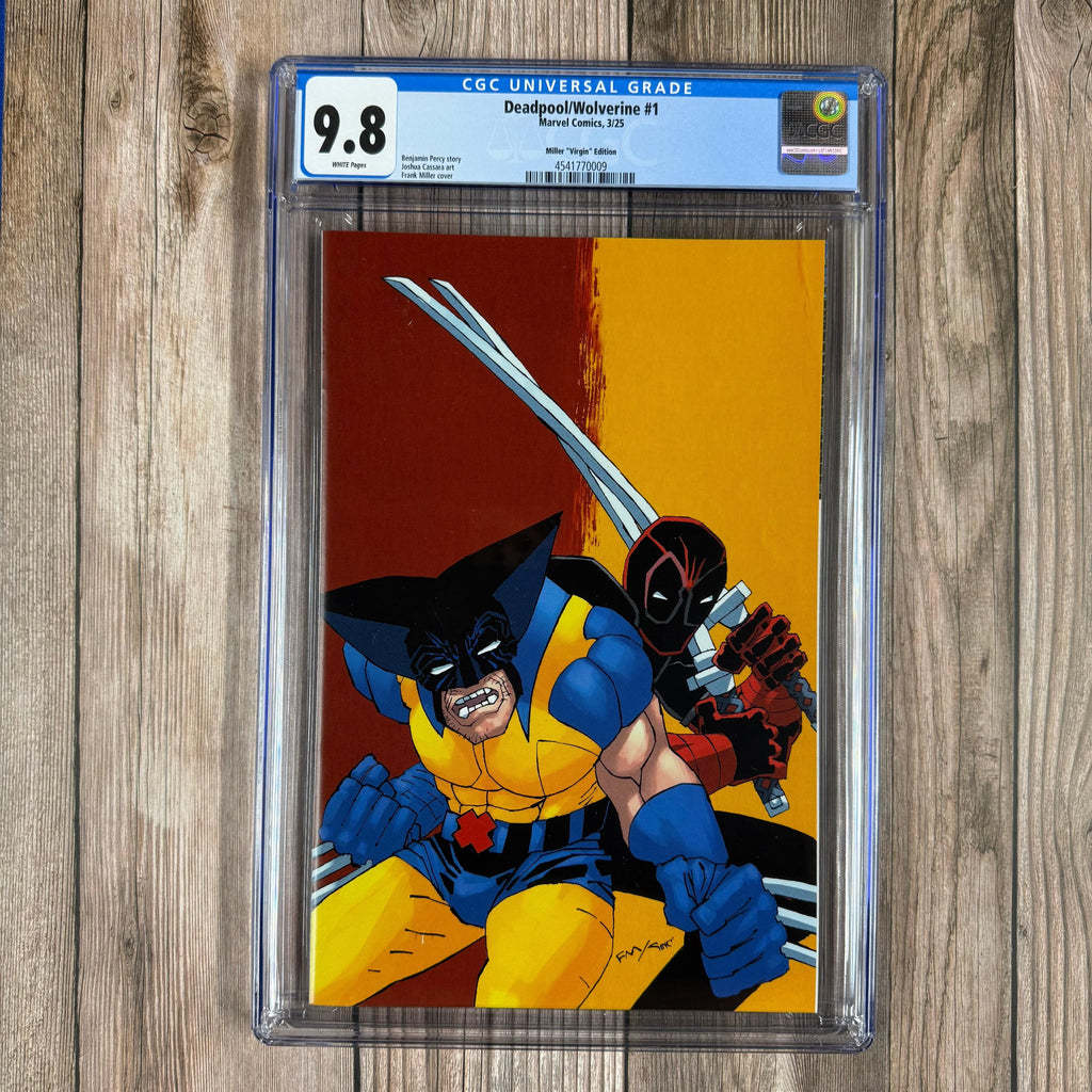 Bry's Comics *B0X1 Deadpool / Wolverine #1 CGC 9.8 WP 1:100 Variant Cover by Frank Miller