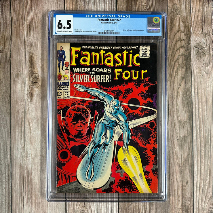 Bry's Comics *B0X1 Fantastic Four #72 CGC 6.5 Iconic cover by Jack Kirby