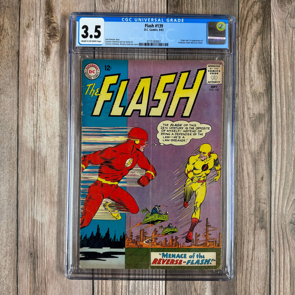 Bry's Comics *B0X1 Flash #139 CGC 3.5 1st appearance and origin of Professor Zoom (Eobard Thawne aka Reverse-Flash)