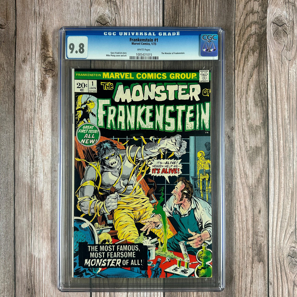 Bry's Comics *B0X1 Frankenstein #1 CGC 9.8 WP 1st appearance and origin of Frankenstein in Marvel Comics