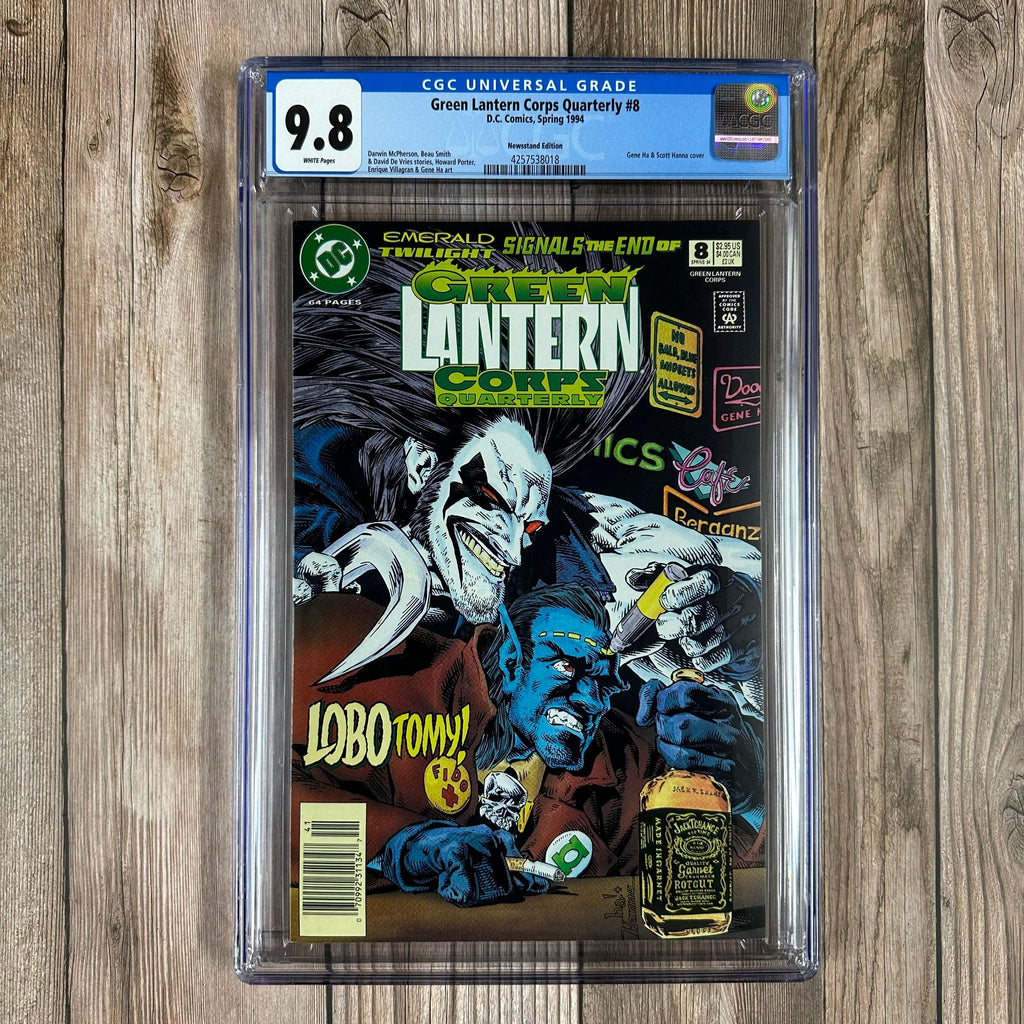 Bry's Comics *B0X1 Green Lantern Corps Quarterly #8 CGC 9.8 WP Cameo appearance of Kyle Rayner as Green Lantern, NEWSSTAND EDITION