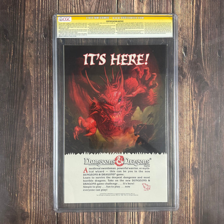 Bry's Comics *B0X1 Infinity Gauntlet #1 CGC 9.8 WP SS Signed by George Perez and Josef Rubinstein, ICONIC Cover Art by George Perez, "Infinity Gauntlet" Part 1