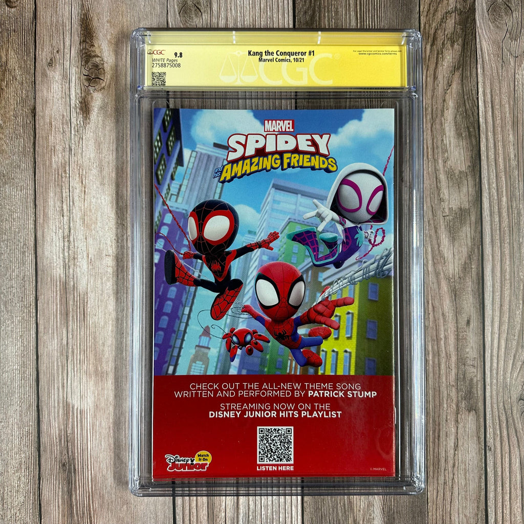 Bry's Comics *B0X1 Kang the Conqueror #1 CGC 9.8 WP SS Signed by Mike Del Mundo, Origin of Kang, 1st solo series featuring Kang the Conqueror (cert:5008)