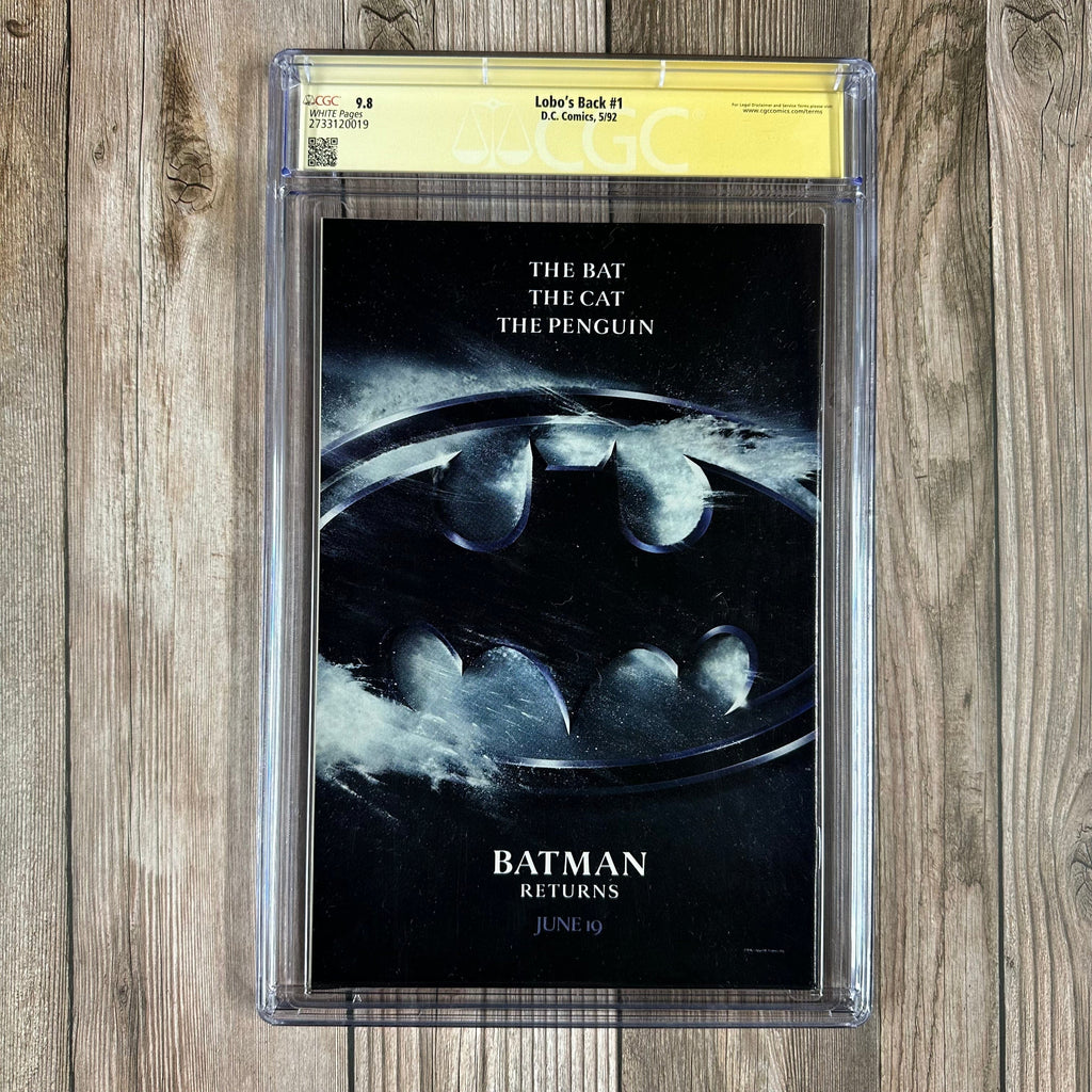 Bry's Comics *B0X1 Lobo's Back #1 CGC 9.8 WP SS Signed & Sketched by Simon Bisley, Manufactured with triple cover, each‘ cover by Simon Bisley (cert:0019)