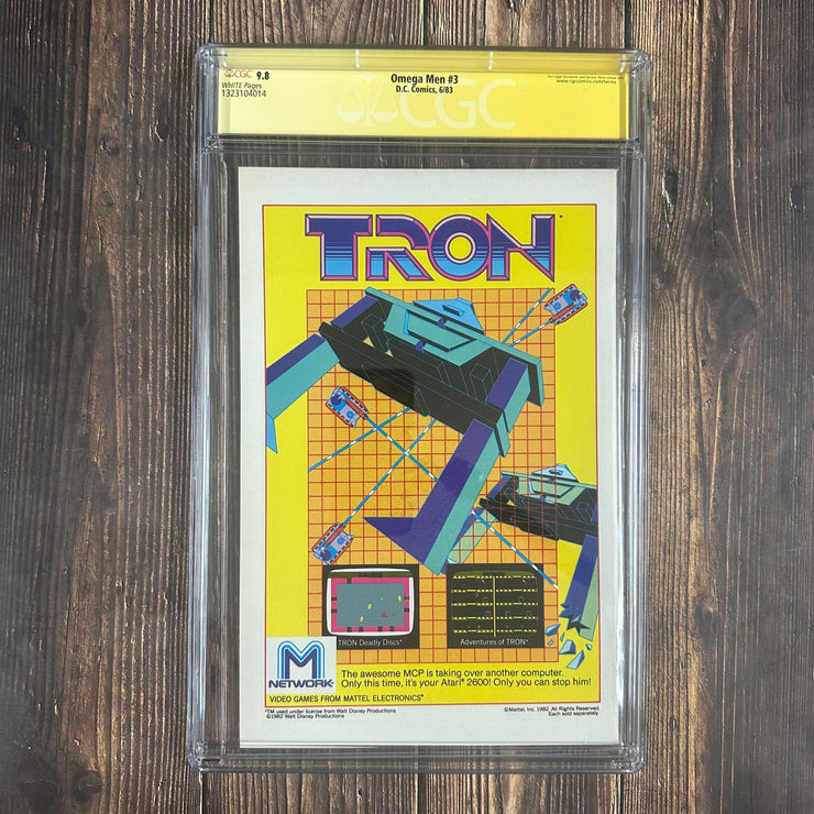 Bry's Comics *B0X1 Omega Men #3 CGC 9.8 WP SS Signed by Keith Giffen, ICONIC Cover Art by Keith Giffen, 1st appearance of Lobo, an intergalactic bounty hunter