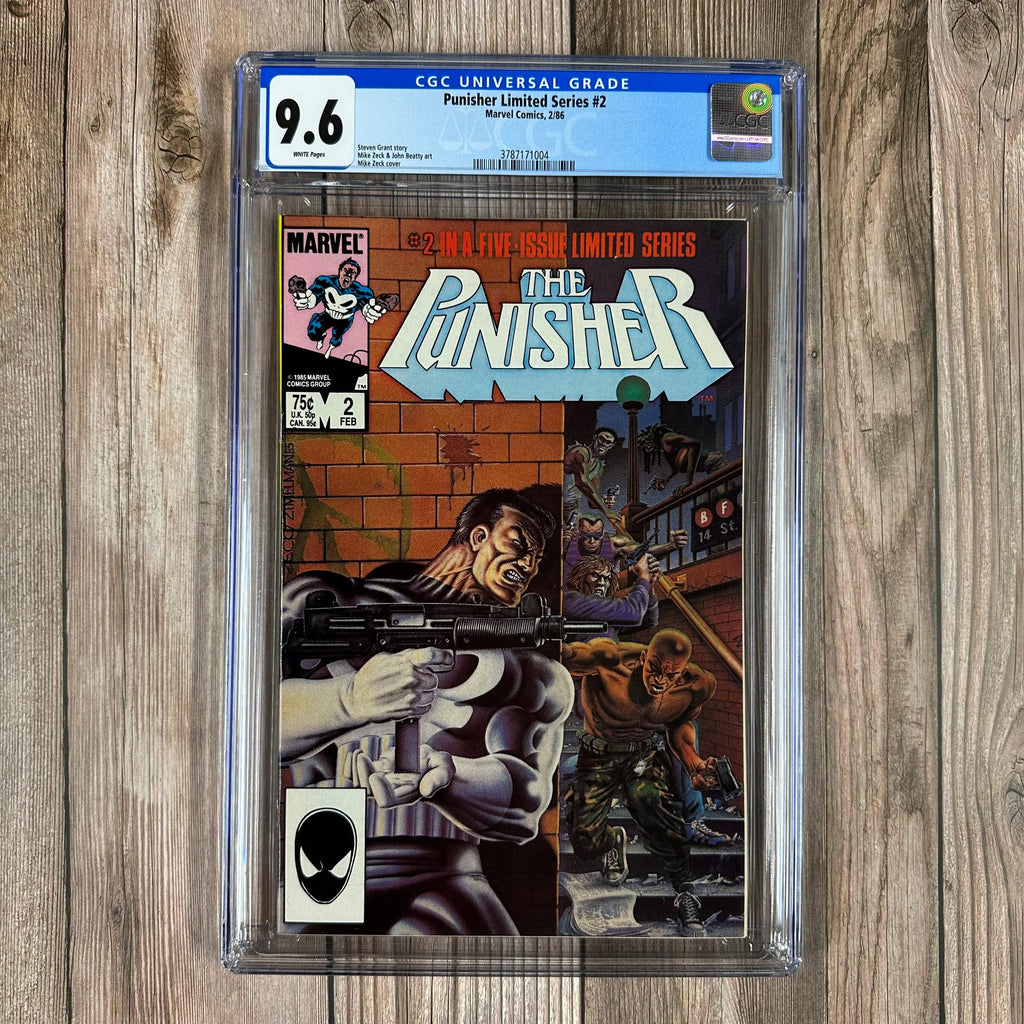 Bry's Comics *B0X1 Punisher Limited Series #2 CGC 9.6 WP First Punisher limited series part 2