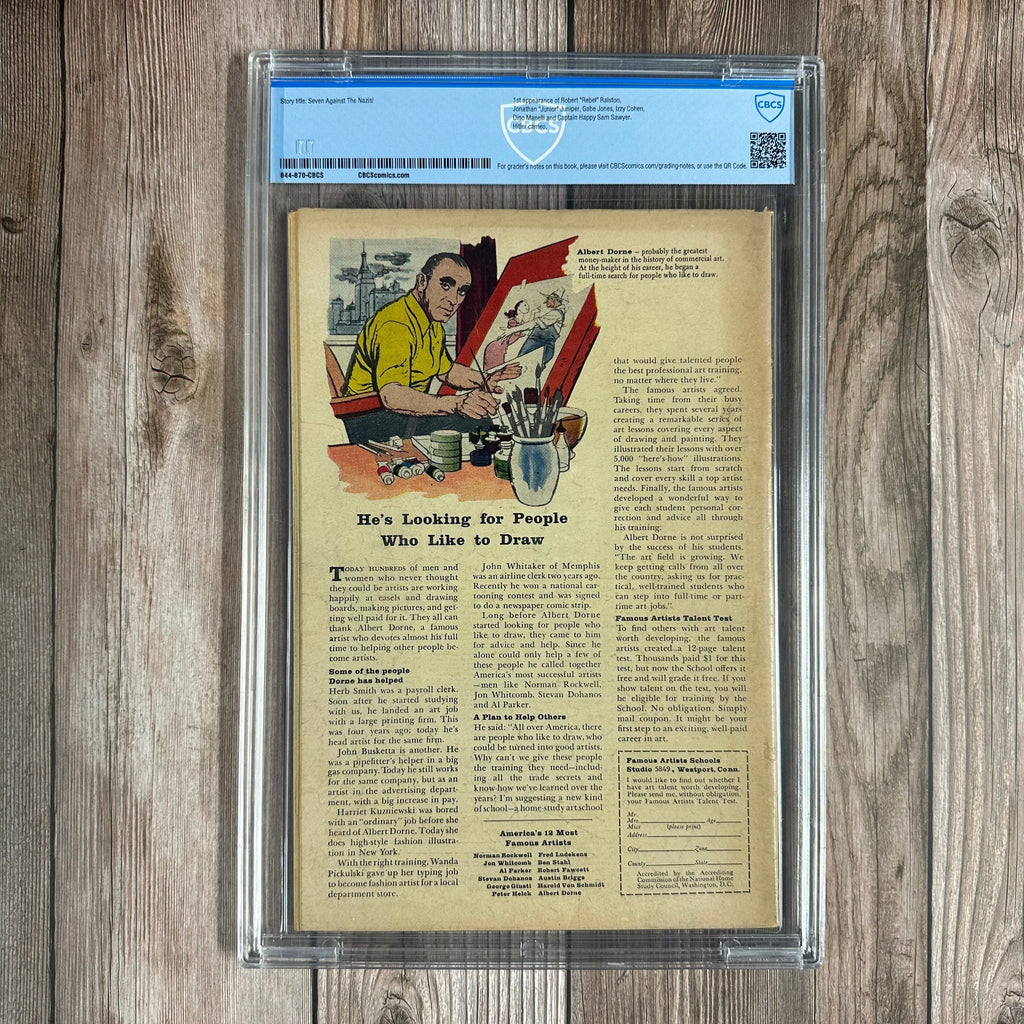 Bry's Comics * B0X1 Sgt. Fury and His Howling Commandos #1 CBCS 4.0 1st appearance of Nick Fury & the Howling Commandos