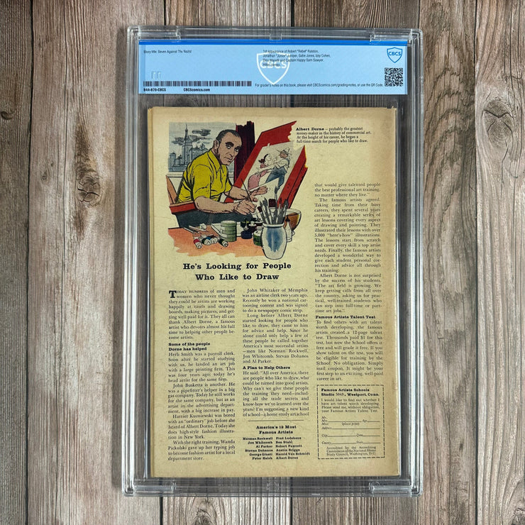 Bry's Comics * B0X1 Sgt. Fury and His Howling Commandos #1 CBCS 4.0 1st appearance of Nick Fury & the Howling Commandos