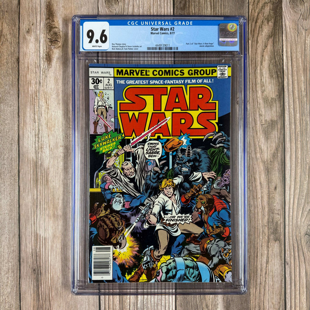 Bry's Comics *B0X1 Star Wars #2 CGC 9.6 WP 1st appearance of Obi Wan Kenobi, Han Solo, Chewbacca, Greedo, the Millennium Falcon, the Death Star, and Jabba the Hutt (Mosep)