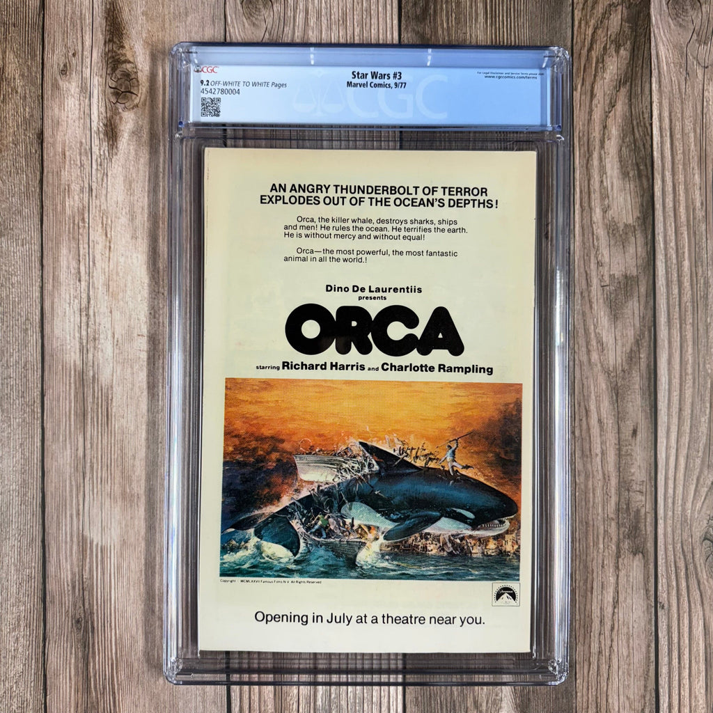 Bry's Comics *B0X1 Star Wars #3 CGC 9.2 1st cover appearance of Han Solo and Chewbacca