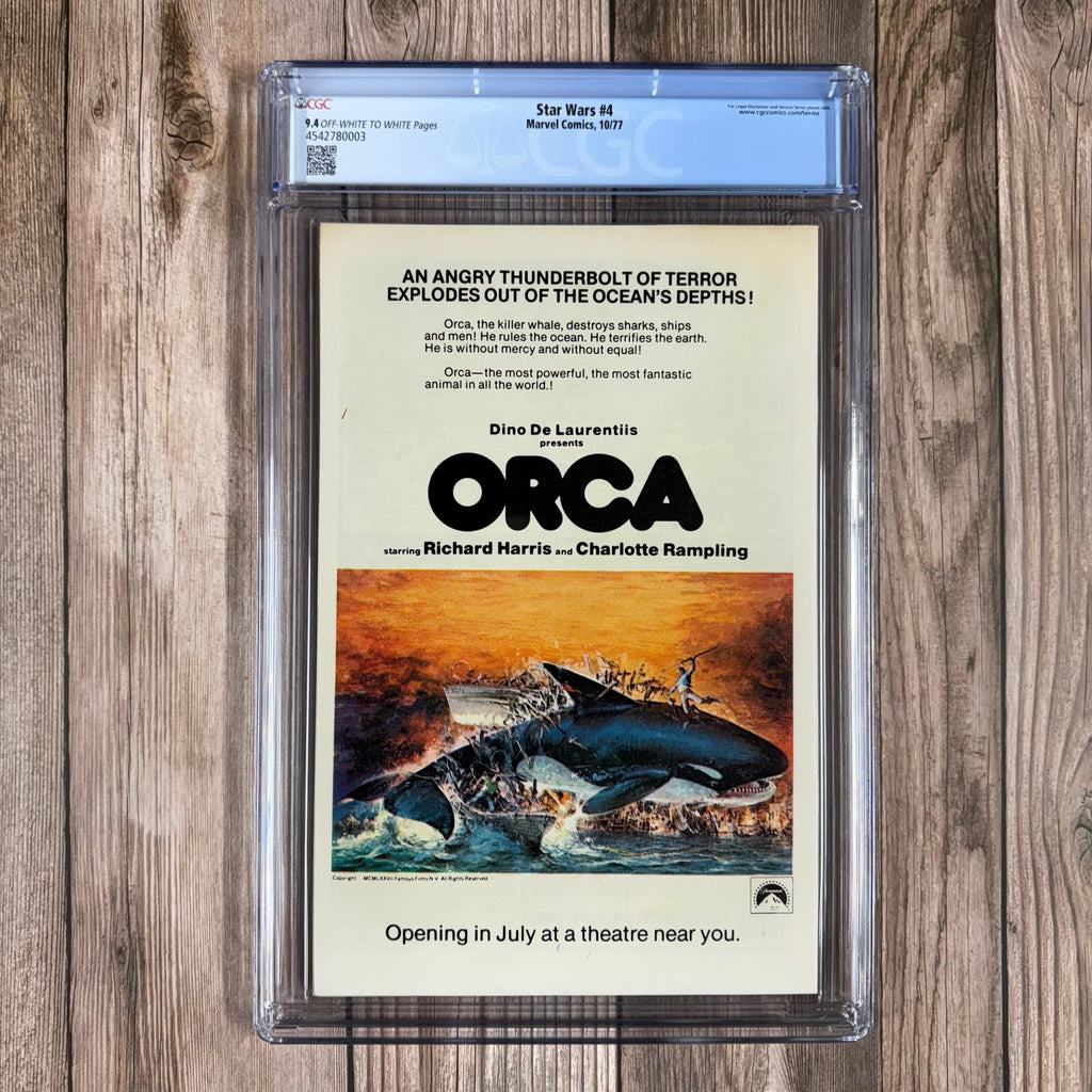 Bry's Comics *B0X1 Star Wars #4 CGC 9.4 Star Wars (1977) film adaptation part four