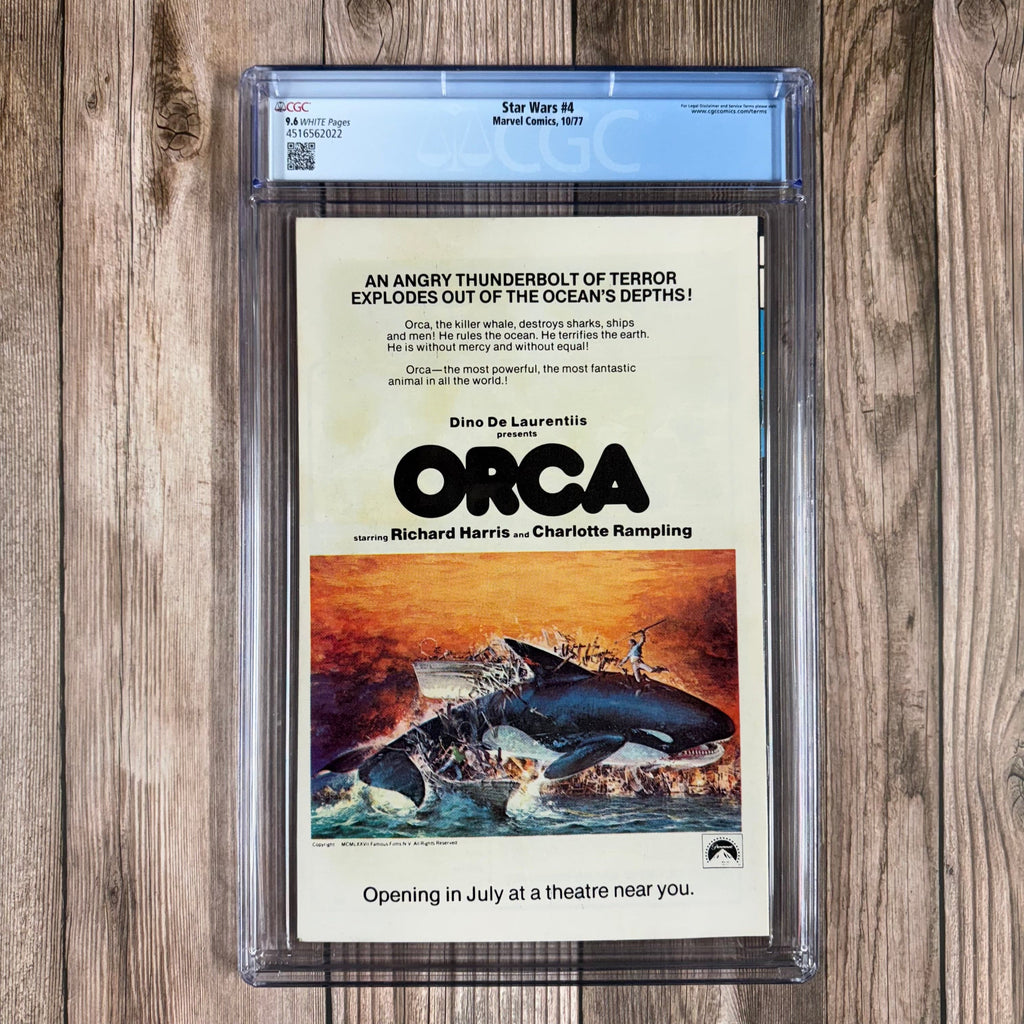 Bry's Comics *B0X1 Star Wars #4 CGC 9.6 WP Star Wars (1977) film adaptation part four