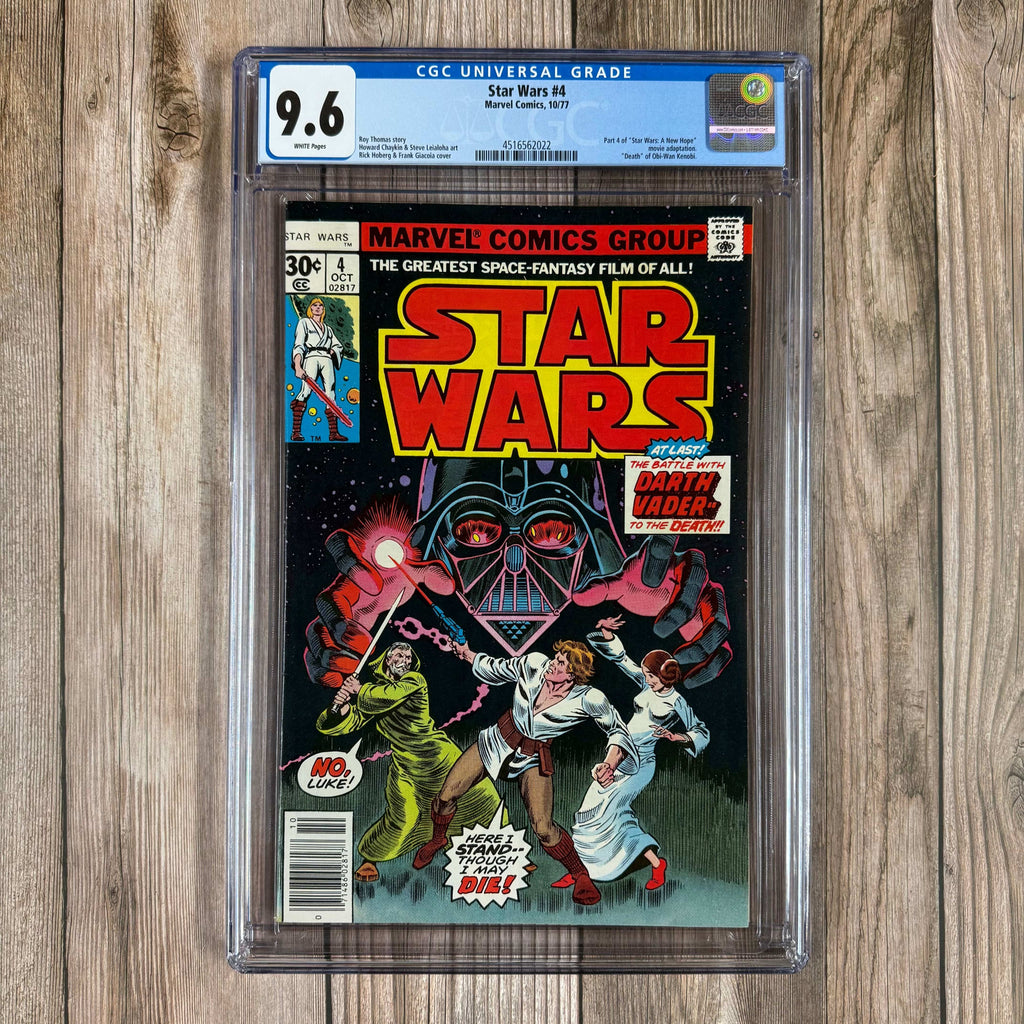Bry's Comics *B0X1 Star Wars #4 CGC 9.6 WP Star Wars (1977) film adaptation part four