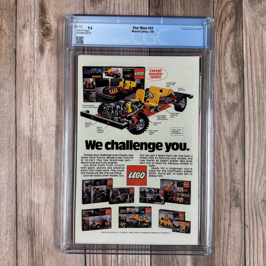 Bry's Comics *B0X1 Star Wars #43 CGC 9.6 WP 1st appearance of Lando Calrissian, 2nd appearance of Boba Fett, 1st appearance of Lobot