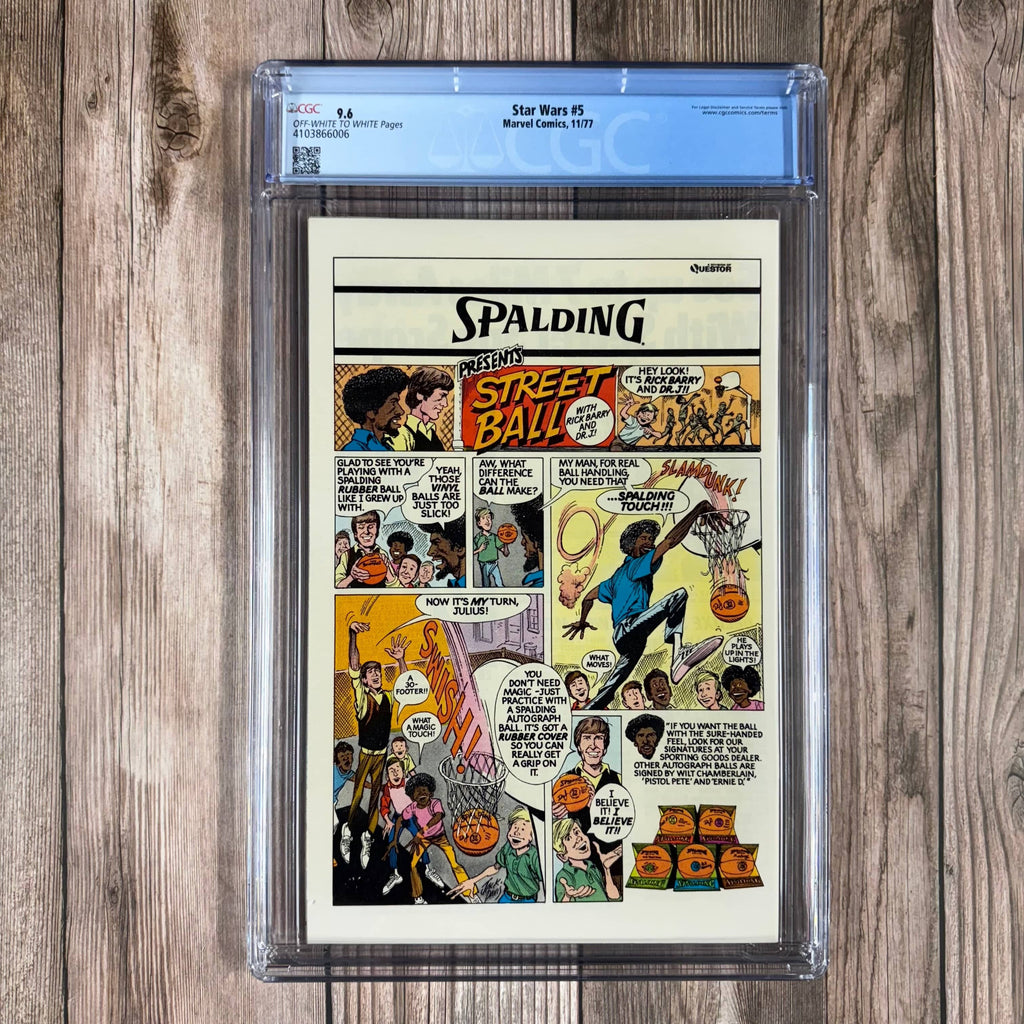 Bry's Comics *B0X1 Star Wars #5 CGC 9.6 1st appearance of Wedge Antilles (brief, unnamed)