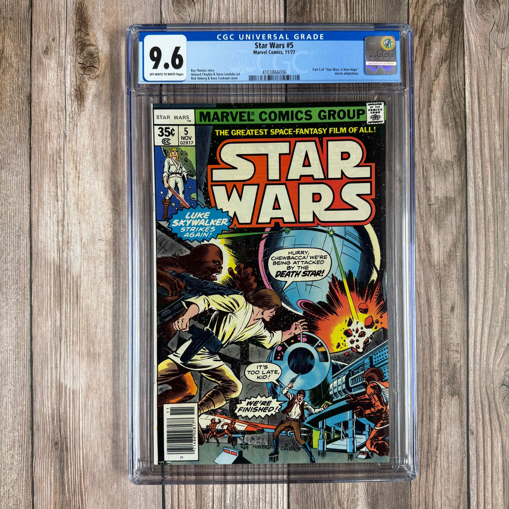 Bry's Comics *B0X1 Star Wars #5 CGC 9.6 1st appearance of Wedge Antilles (brief, unnamed)