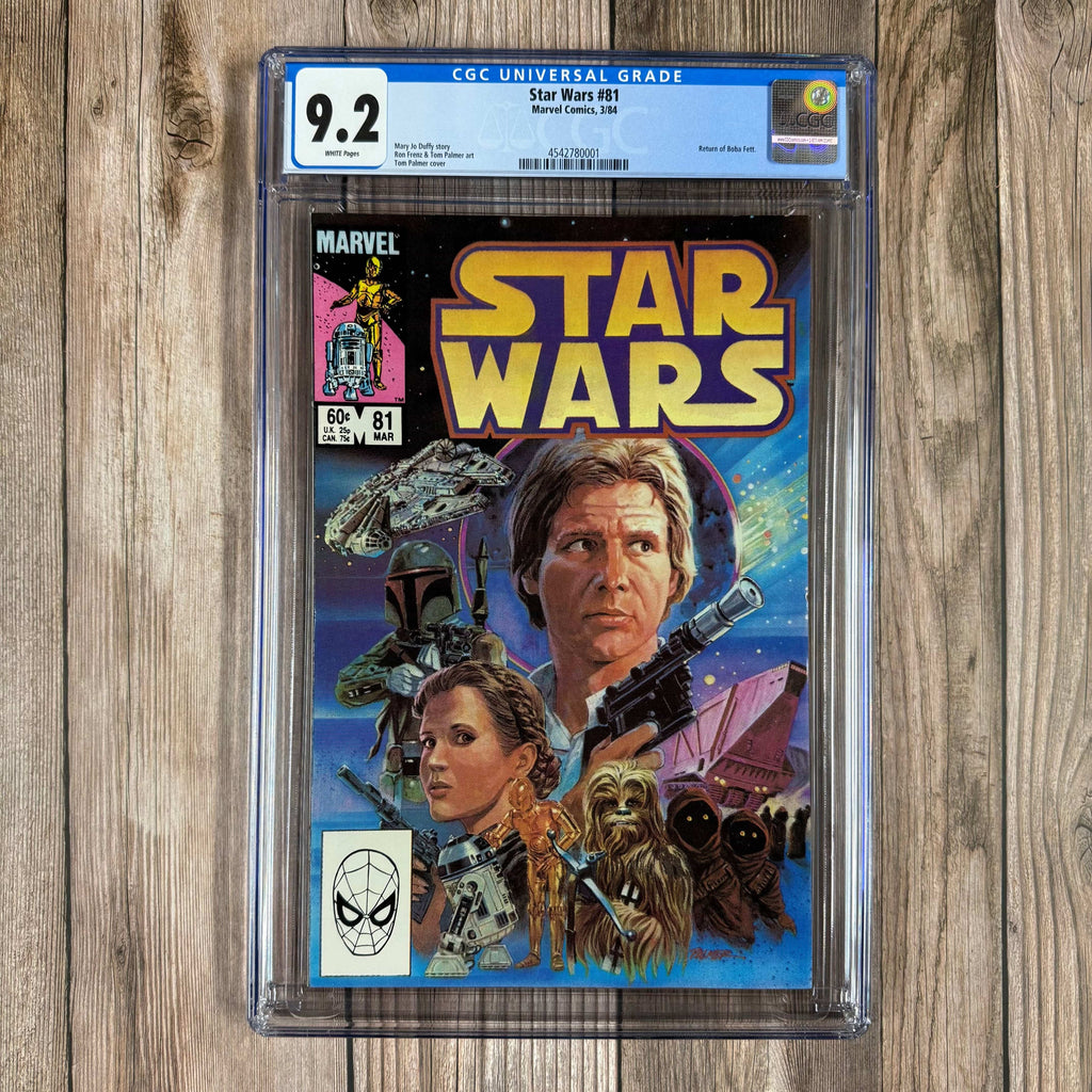 Bry's Comics *B0X1 Star Wars #81 CGC 9.2 WP Boba Fett escapes from the Sarlacc pit in an original story