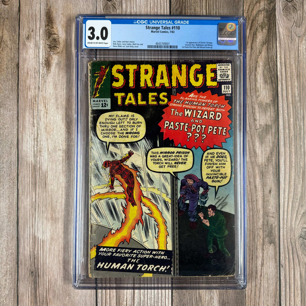 Bry's Comics *B0X1 Strange Tales #110 CGC 3.0 1st appearance of Doctor Strange, Ancient One, Wong, cameo of Nightmare