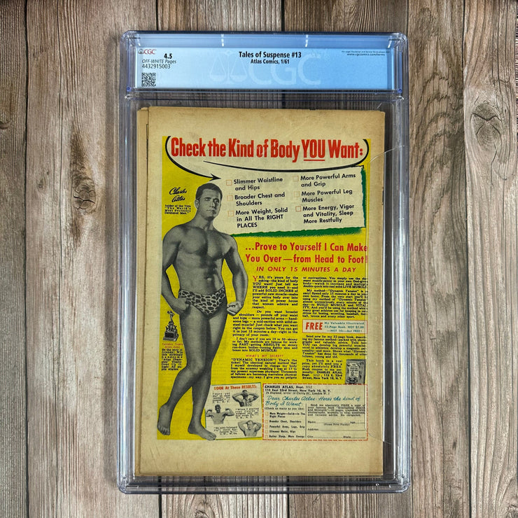 Bry's Comics *B0X1 Tales of Suspense #13 CGC 4.5 Classic Cover by Steve Ditko