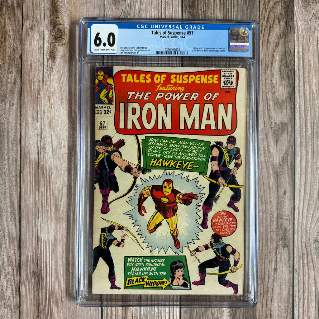 Bry's Comics *B0X1 Tales of Suspense #57 CGC 6.0 1st appearance and origin of Hawkeye, 3rd appearance of Black Widow