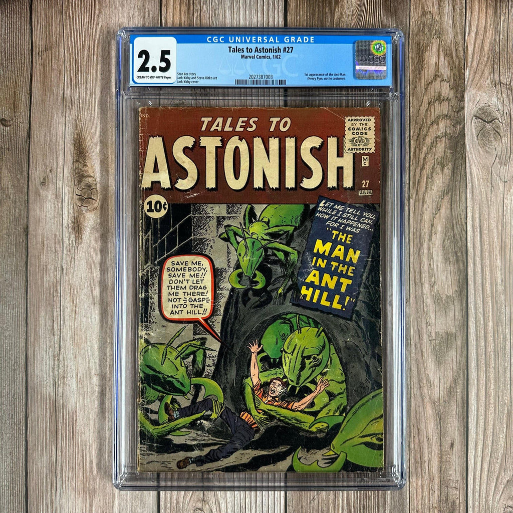 Bry's Comics *B0X1 Tales to Astonish #27 CGC 2.5 1st appearance and origin of Hank Pym, later becomes Ant-Man, Goliath, Giant-Man and Yellowjacket