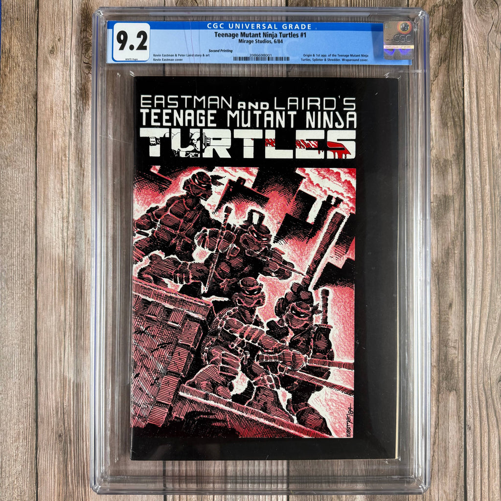 Bry's Comics *B0X1 Teenage Mutant Ninja Turtles #1 CGC 9.2 WP 2nd Print Limited to 6,000 *