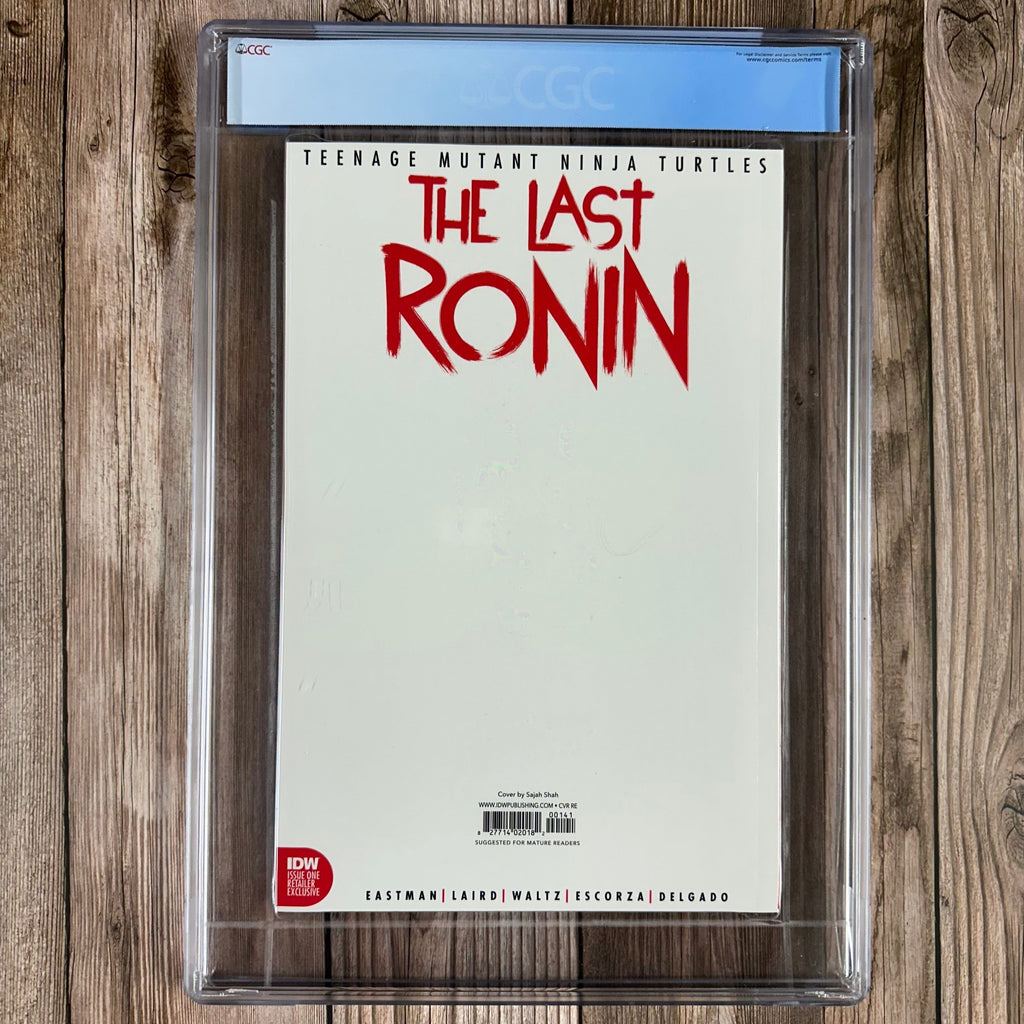 Bry's Comics *B0X1 Teenage Mutant Ninja Turtles: The Last Ronin #1 CGC 9.8 WP Comic Kingdom of Canada Edition A, Cover by Sajad Shah Limited to 500, 1st appearance of Oroku Hirot and Casey Marie Jones