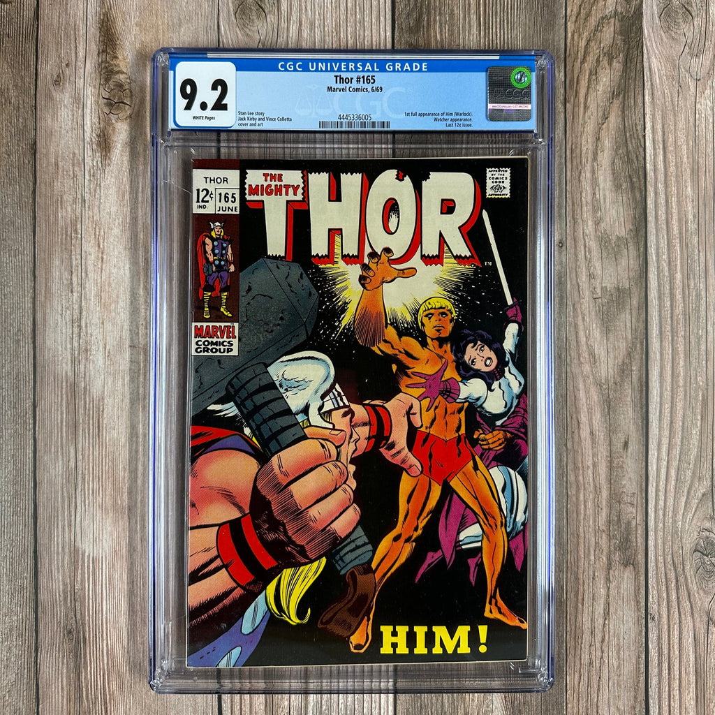 Bry's Comics *B0X1 Thor #165 CGC 9.2 WP 1st full appearance of HIM (Adam Warlock)