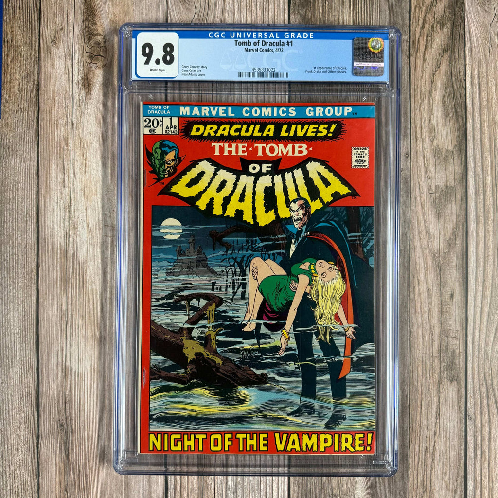 Bry's Comics *B0X1 Tomb of Dracula #1 CGC 9.8 WP 1st appearance of Dracula, 1st appearance of Van Helsing, 1st appearance of Frank Drake