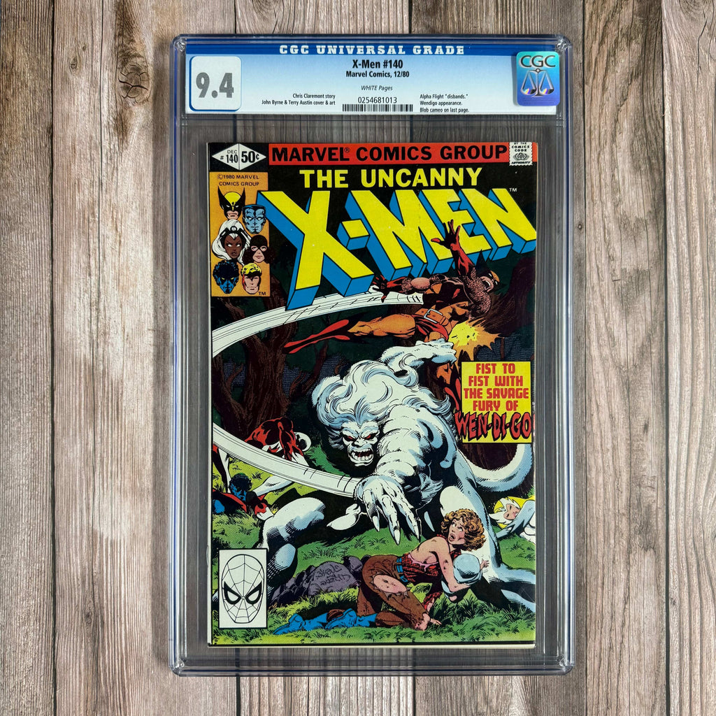 Bry's Comics *B0X1 Uncanny X-Men #140 CGC 9.4 WP Alpha Flight disbands after government funding is severed, leading to reformation in Alpha Flight #1 (1983)