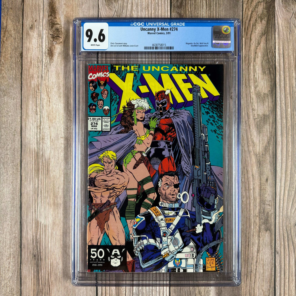 Bry's Comics *B0X1 Uncanny X-Men #274 CGC 9.6 WP 1st cover appearance of Rogue in Savage Land design