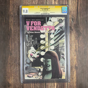 Bry's Comics *B0X1 V for Vendetta #1 CGC 9.8 WP SS Signed by David Lloyd, Cover Art by David Lloyd, 10-issue series featuring V