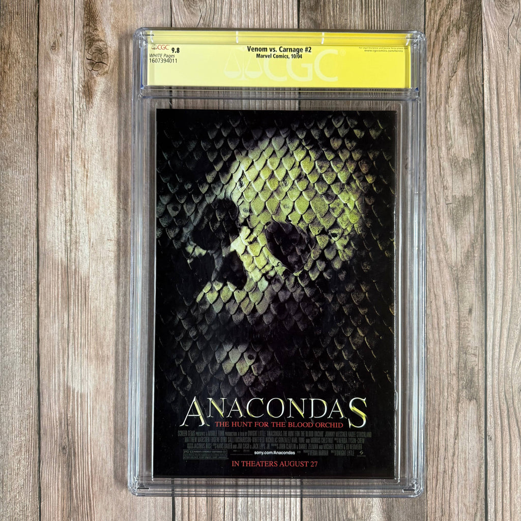 Bry's Comics *B0X1 Venom vs. Carnage #2 CGC 9.8 WP SS Signed by Clayton Crain Patrick Mulligan becomes Toxin (cert:4011)