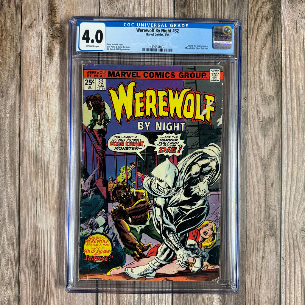 Bry's Comics *B0X1 Werewolf By Night #32 CGC 4.0 1st appearance and origin of Moon Knight
