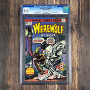Bry's Comics *B0X1 Werewolf By Night #32 CGC 8.0 Cover by Gil Kane, 1st appearance and origin of Moon Knight