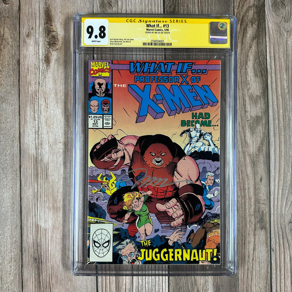 Bry's Comics *B0X1 What If...? #13 CGC 9.8 WP SS Signed by Jim Lee, Cover Art by Jim Lee  (cert:4001)