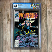 Bry's Comics * B0X1 Wolverine #1 CGC 9.6 WP Custom Label, premiere issue of Wolverine's first ongoing solo series, debut of black Wolverine costume