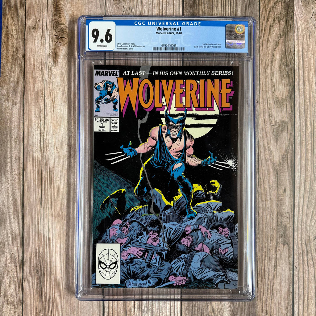 Bry's Comics *B0X1 Wolverine #1 CGC 9.6 WP Premiere issue of Wolverine's first ongoing solo series, debut of black Wolverine costume