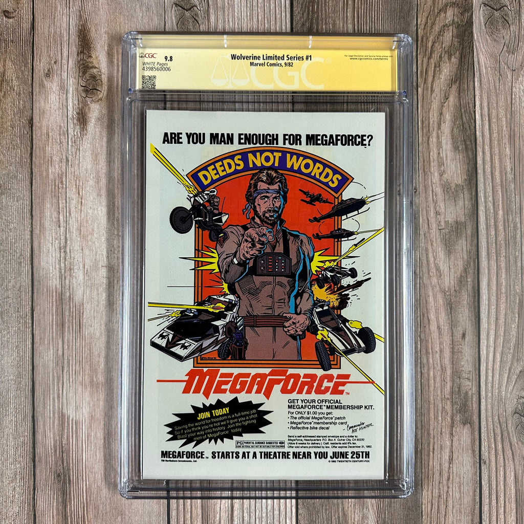 Bry's Comics *B0X1 Wolverine Limited Series #1 CGC 9.8 WP SS Signed by Chris Claremont, Frank Miller, Glynis Oliver, Tom Orzechowski, Joe Rubinstein & Roy Thomas 1st solo Wolverine comic, 1st cameo appearance of Yukio (cert:0006)