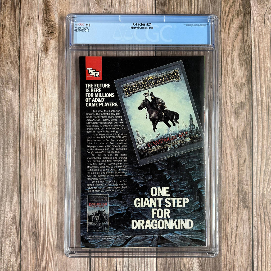 Bry's Comics *B0X1 X-Factor #24 CGC 9.8 WP 1st cover and 2nd appearance of Angel as the Horseman, Death (Copy)