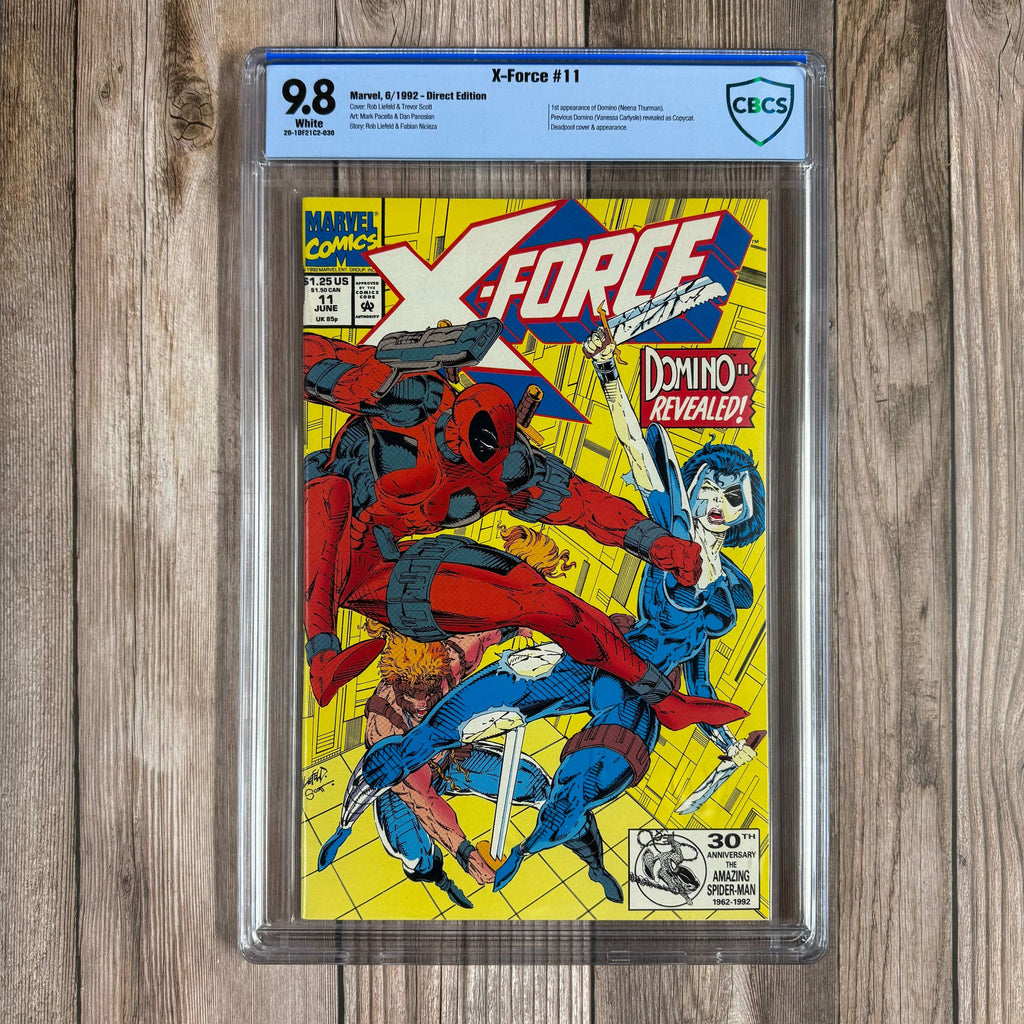 Bry's Comics *B0X1 X-Force #11 CBCS 9.8 WP 1st team appearance of Weapon P.R.I.M.E., 2nd appearance of the real Domino (Neena Thurman)