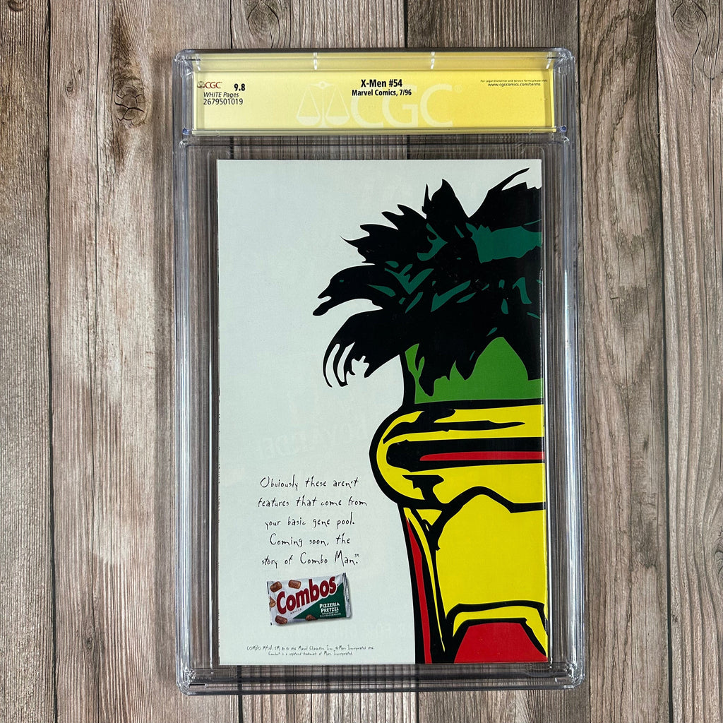 Bry's Comics *B0X1 X-Men #54 CGC 9.8 WP SS Signed by Dan Panosian, Onslaught revealed as Professor X  (cert:1019)