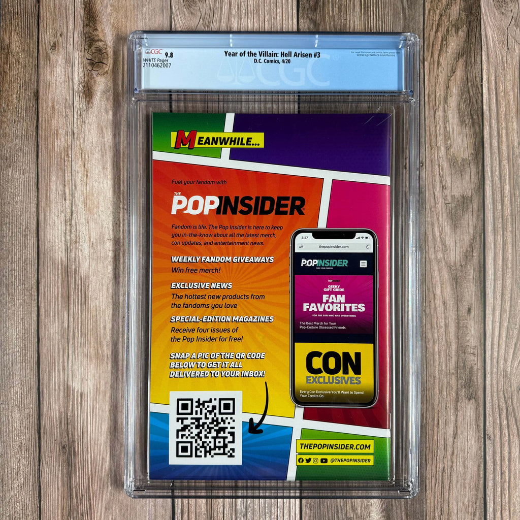 Bry's Comics *B0X1 Year of the Villain: Hell Arisen #3 CGC 9.8 WP 1st full appearance of Punchline