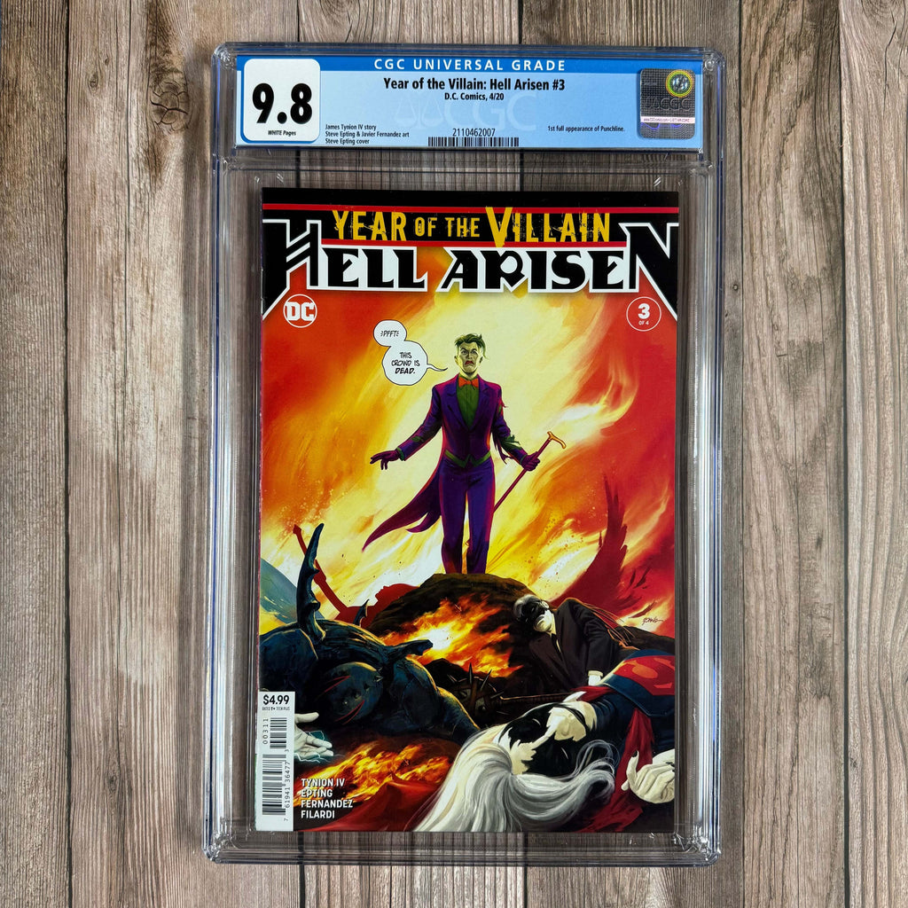 Bry's Comics *B0X1 Year of the Villain: Hell Arisen #3 CGC 9.8 WP 1st full appearance of Punchline
