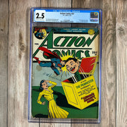 Bry's Comics *B0X2 Action Comics #57 CGC 2.5 3rd cover appearance of Lois Lane