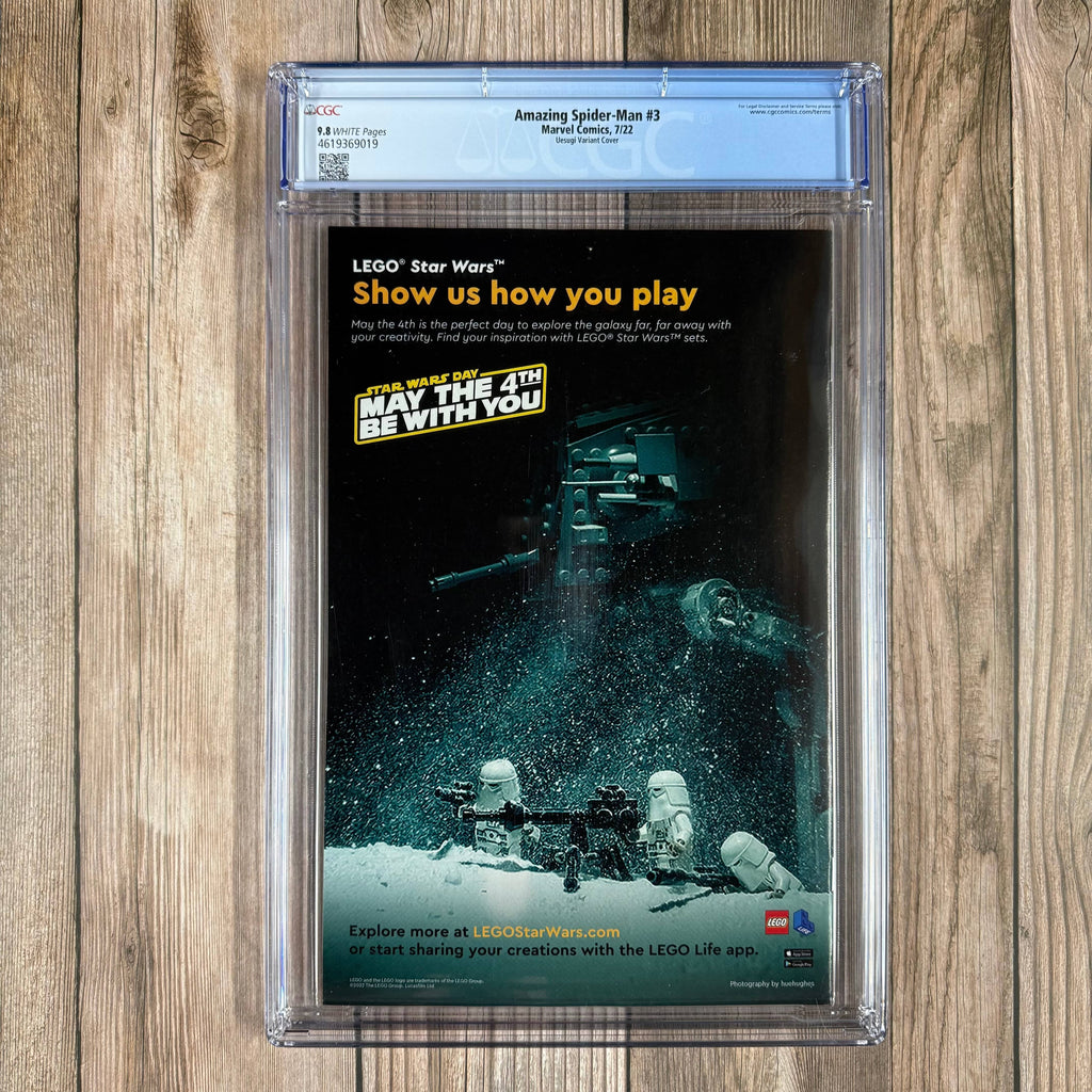 Bry's Comics *B0X2 Amazing Spider-Man #3 CGC 9.8 WP 1:100 Variant Cover by Hikaru Uesugi