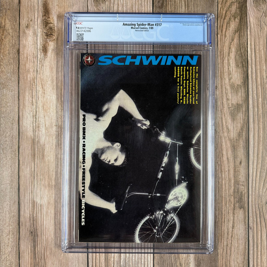 Bry's Comics *B0X2 Amazing Spider-Man #317 CGC 9.6 WP 4th appearance of Venom, NEWSSTAND EDITION